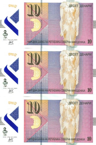 North macedonia denars - north, 3x