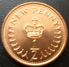 1971 mezza moneta - moneta, penny