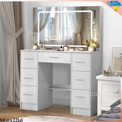 Set vanità led con specchio