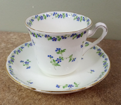 Antica tazza tè piattino - tazza, e