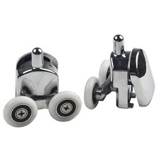 Comodi Rulli Porta Doccia in Lega di Zinco Ruote 23mm per Ristrutturazione Bagno