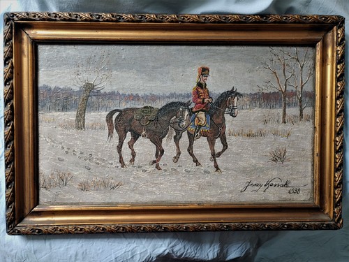 Ulano cavallo olio su - ulano, cavallo,