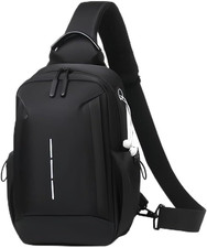 - Zainetto Da Uomo Zaino Monospalla Porta Tablet Borsa Tab Borsello a Tracolla Z