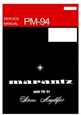 Manuale di servizio - Manuale di servizio per Marantz PM-94 