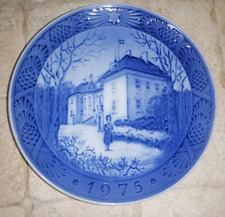 PIATTO DA COLLEZIONE PORCELLANA DANESE NATALE ROYAL COPENHAGEN 1975 