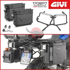 VALIGIE + TELAI [GIVI] TREKKER OUTBACK EVO BLACK 37/33 BMW R 1300 GS (2024-2025)