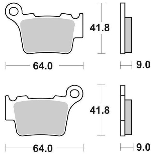 Pastiglie freno sbs 791cs per - pastiglie,