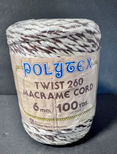 Vintage polytex macramè cavo - polytex,