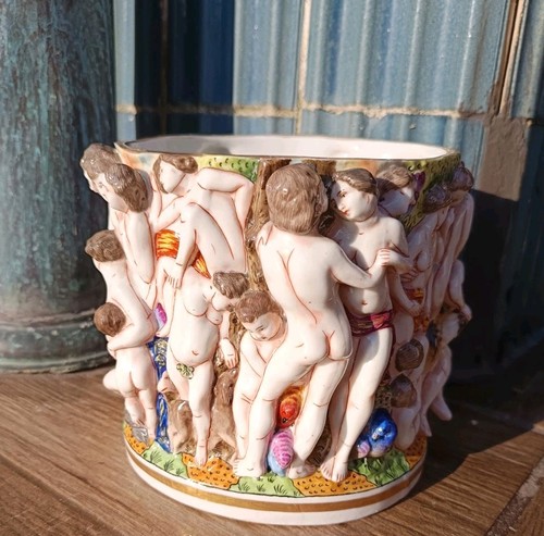 Vaso epoca capodimonte - vaso, d'epoca