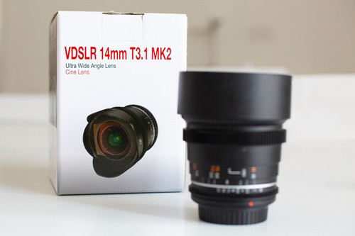 Cine 1 samyang - 14, mk2