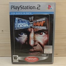 WWE SmackDown vs Raw - Pal Ita Platinum - Per Sony PS2 PlayStation 2