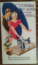 DEPLIANT MACCHINE DA CUCIRE SINGER 1937 - MONTAGNANA LEGNAGO