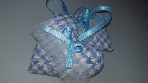 Cuori decorazione tessuto - cuori,