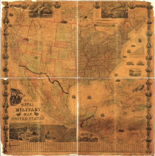 Mappa 1862 la nuova - mappa, 24"
