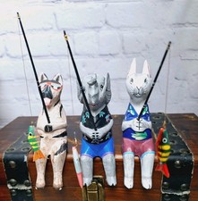 Whimsical Folk Art shelf