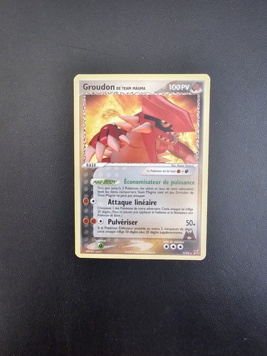 Carte pokémon groudon 95 - pokémon,