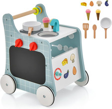 Carrello primi passi legno - passi,