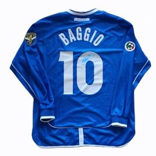 Match worn baggio signed shirt - baggio,