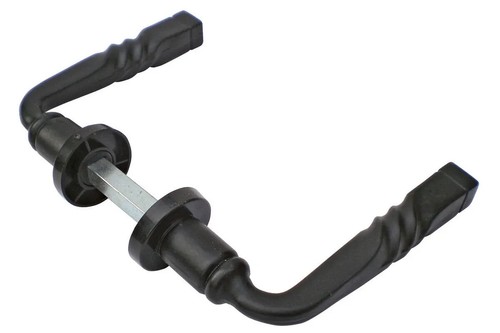 Maniglia nera tipo tortiglione - nera,