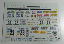 DECALS 1/43 Lancia Delta HF