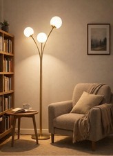 Lampada da Terra con 3 Sfere