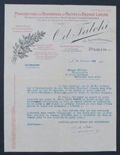 Fattura 1923 BRONZO CORONA