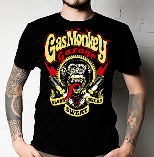 Shirt unisex gas monkey - t-shirt,
