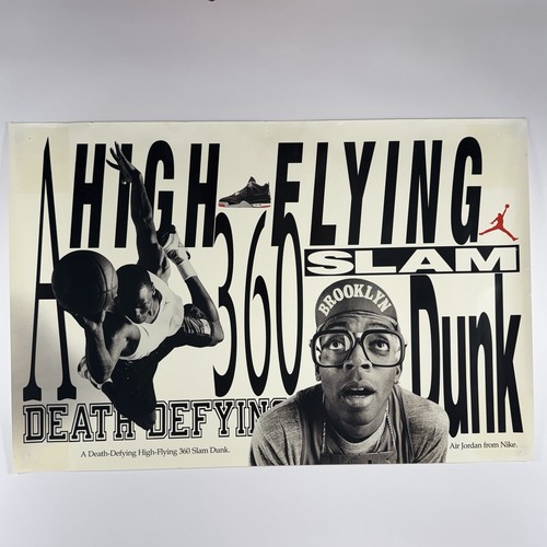 Raro poster vintage 1989 nike - vintage,