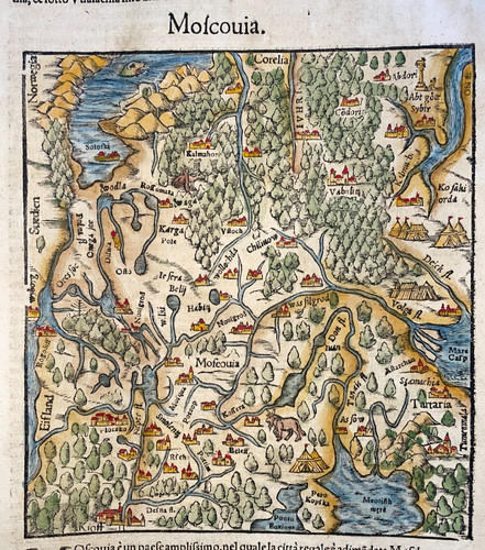 Moscovia russia 1558 sebastian - moscovia,
