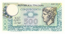 500 LIRE BIGLIETTO DI STATO