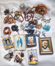 LOTTO  OGGETTI SACRI LOTTO ARTICOLI  RELIGIOSI  LOTTO ROSARI