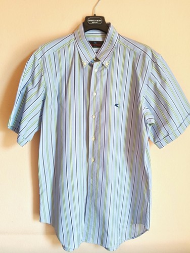 Etro milano camicia celeste - etro,