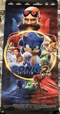 Poster locandina Sonic 2 33x70 cm ORIGINALE da cinema 2022 di Jeff Fowler