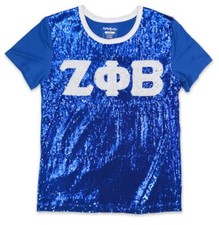Zeta Phi Beta M4 Sequin Tee