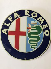 Insegna Alfa Romeo Milano