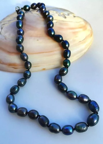 Collana perle nere tahiti - collana,