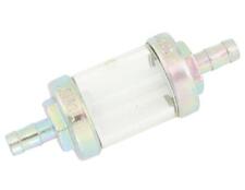 Filtro Benzina Universale Argento Vetro 6 MM Collegamento Per Auto Moto Oldtimer