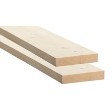 Tavola in legno di abete grezzo essiccato per ponteggio da 40 mm - 4x25x400cm