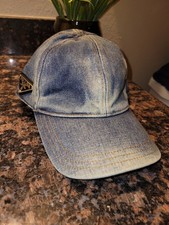 Cappello Prada blu denim