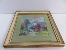 Vecchio quadro dipinto - quadro, mano