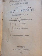 Giacomo Leopardi: Chosen