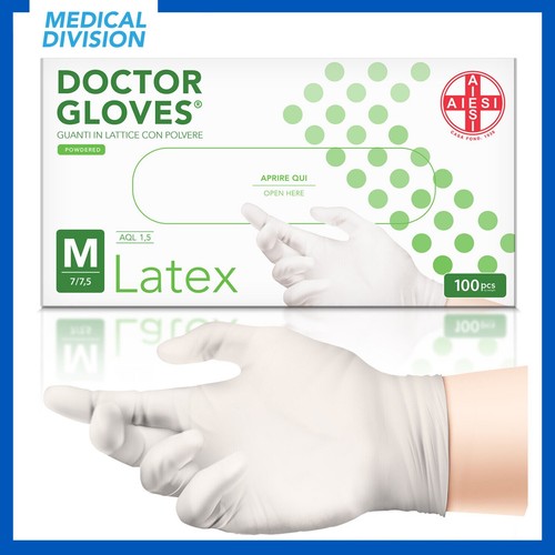 100 guanti lattice con - 100,