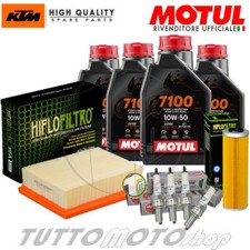 Tagliando KTM Super Adventure 1290 S ABS 2018 2019 Kit Olio Motul Filtri Candele