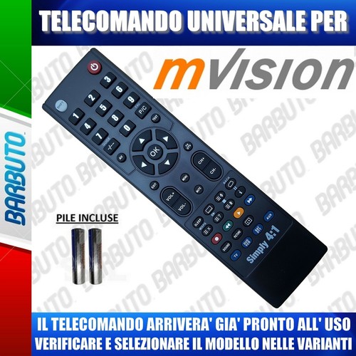 Telecomando universale mvision - telecomando,