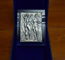 FRANCESCO MESSINA - "PRIMAVERA "-Scultura in Argento bassorilievo