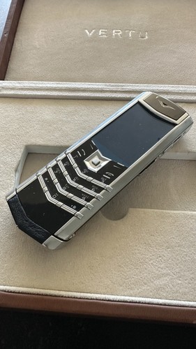 Vertu signature black - , leather