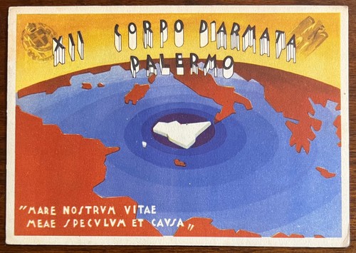Cartolina militare xii corpo - "xii,
