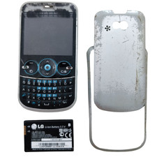 TELEFONO CELLULARE LG VINTAGE TELEFONINO QWERTY NON FUNZIONANTE DA COLLEZIONE