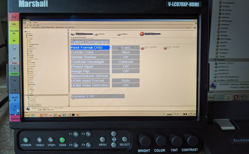 Mint marshall lcd70xp hdmi - marshall, v-lcd70xp-hdmi