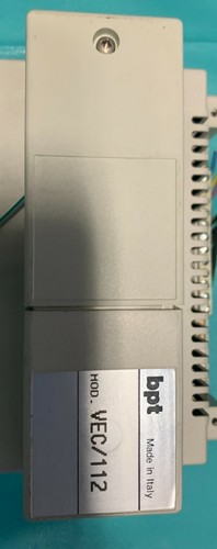 Bpt vec112 per - vec112, videocitofono